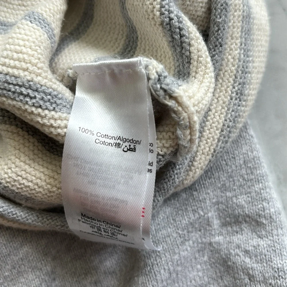 Miniclasix Baby Boy's Two-Piece Cotton Knit Sweater & Pants Set in “Oatmeal”